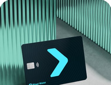 Bitget Wallet Card（Visa）の券面