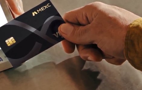 MEXCグローバルカード（Visa）の券面