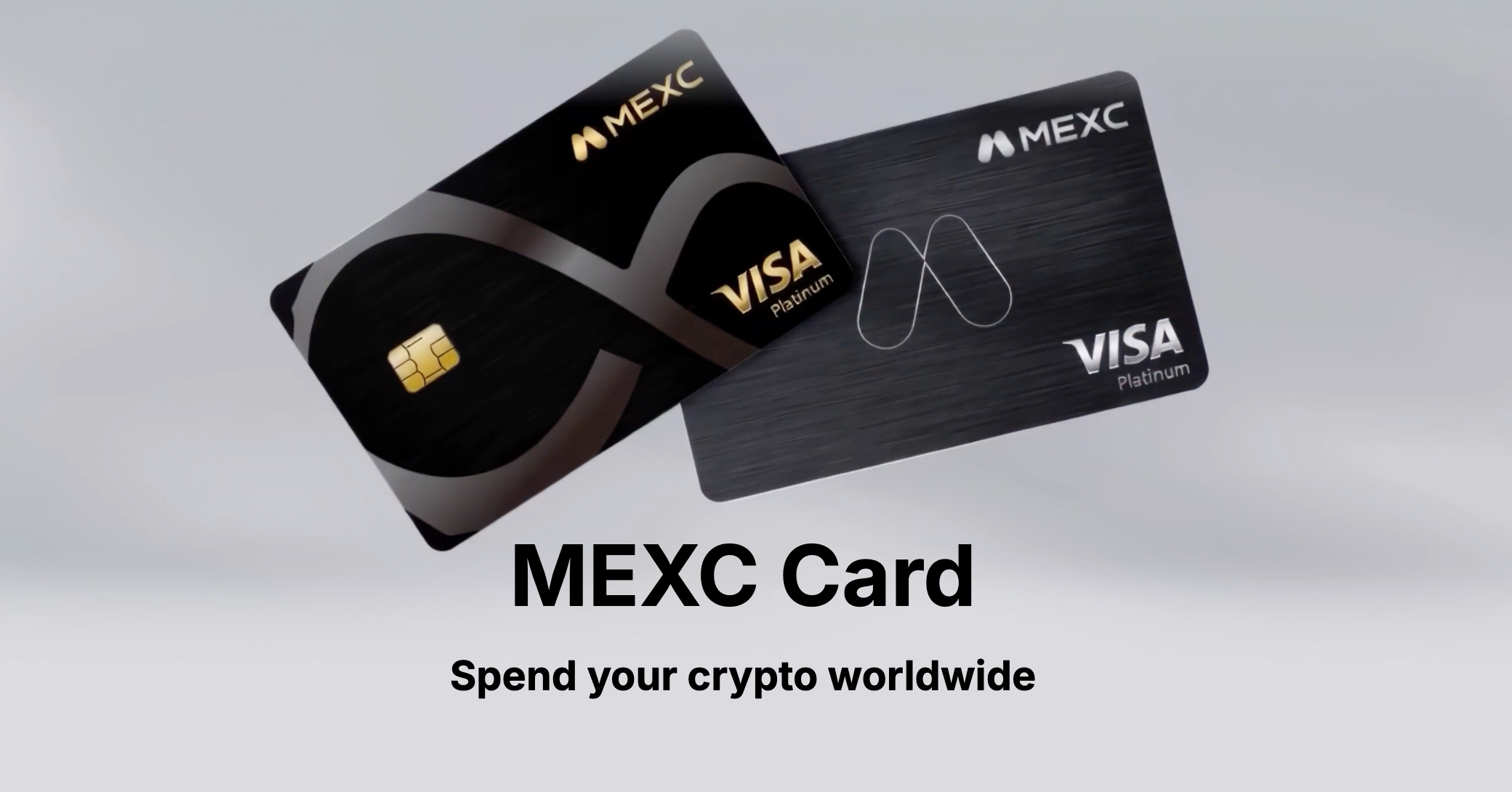 MEXCグローバルカード（Visa Platinum）の公式イメージ