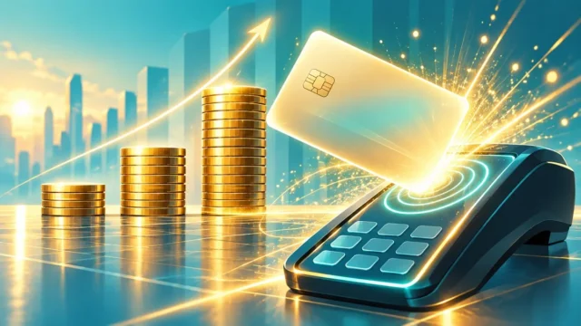 仮想通貨カードの利用額が1年で3倍に！7月は10億ドル超え、USDC・USDTが牽引