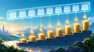 仮想通貨のドルコスト平均法は本当に得？毎月1万円×12ヶ月を3つの相場でシミュレーション