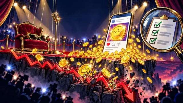 「芸能人が勧める仮想通貨」は安心？有名人が関わった10事例の末路・下落率と、詐欺の見分け方【2026年最新】