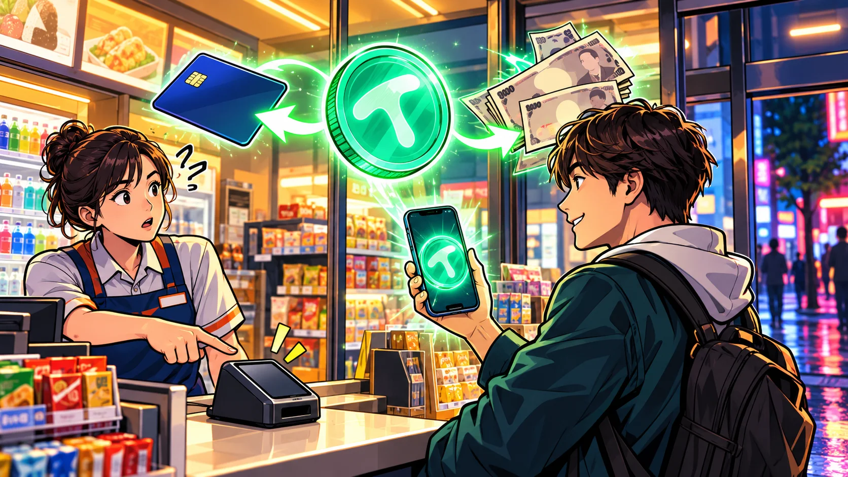USDT(テザー)は日本のどこで使える?お店で払えない理由と、USDTで払えるカード・円に換える方法【2026年10月最新】