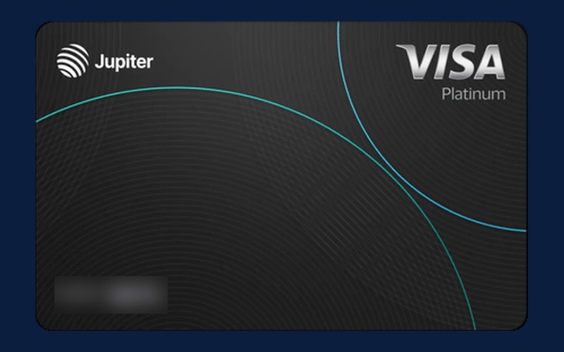 Jupiter Card（Visa）の券面